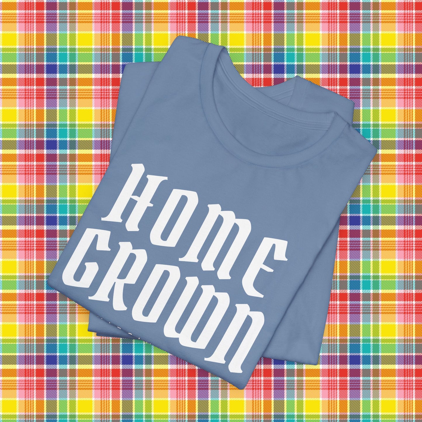 Home Grown in the Virgin Islands TShirt - White BlackLetter