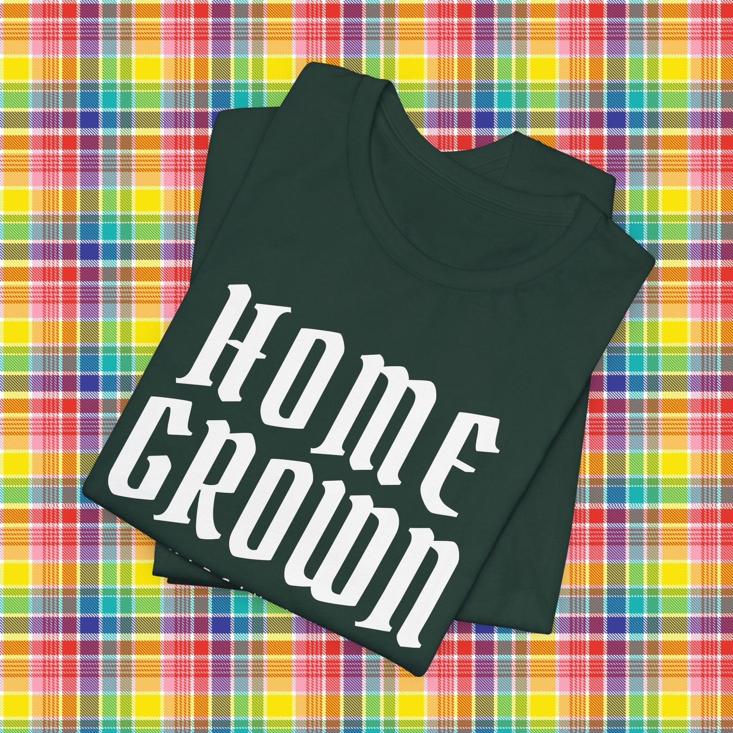 Home Grown in the Virgin Islands TShirt - White BlackLetter