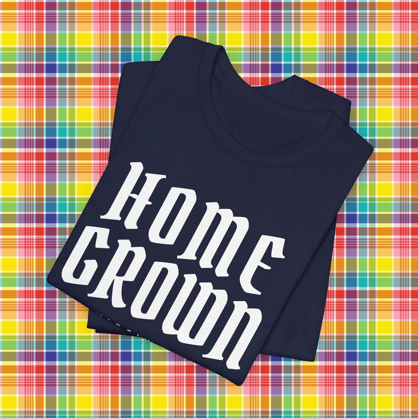 Home Grown in the Virgin Islands TShirt - White BlackLetter