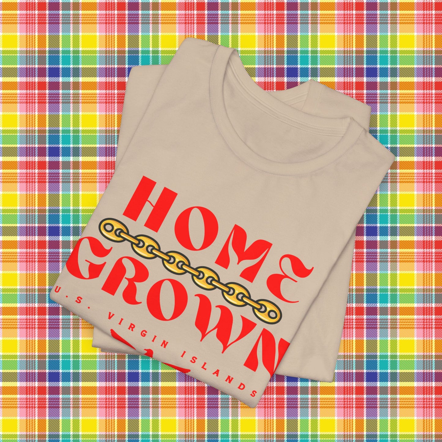 Home Grown in the Virgin Islands TShirt - Red - Gucci
