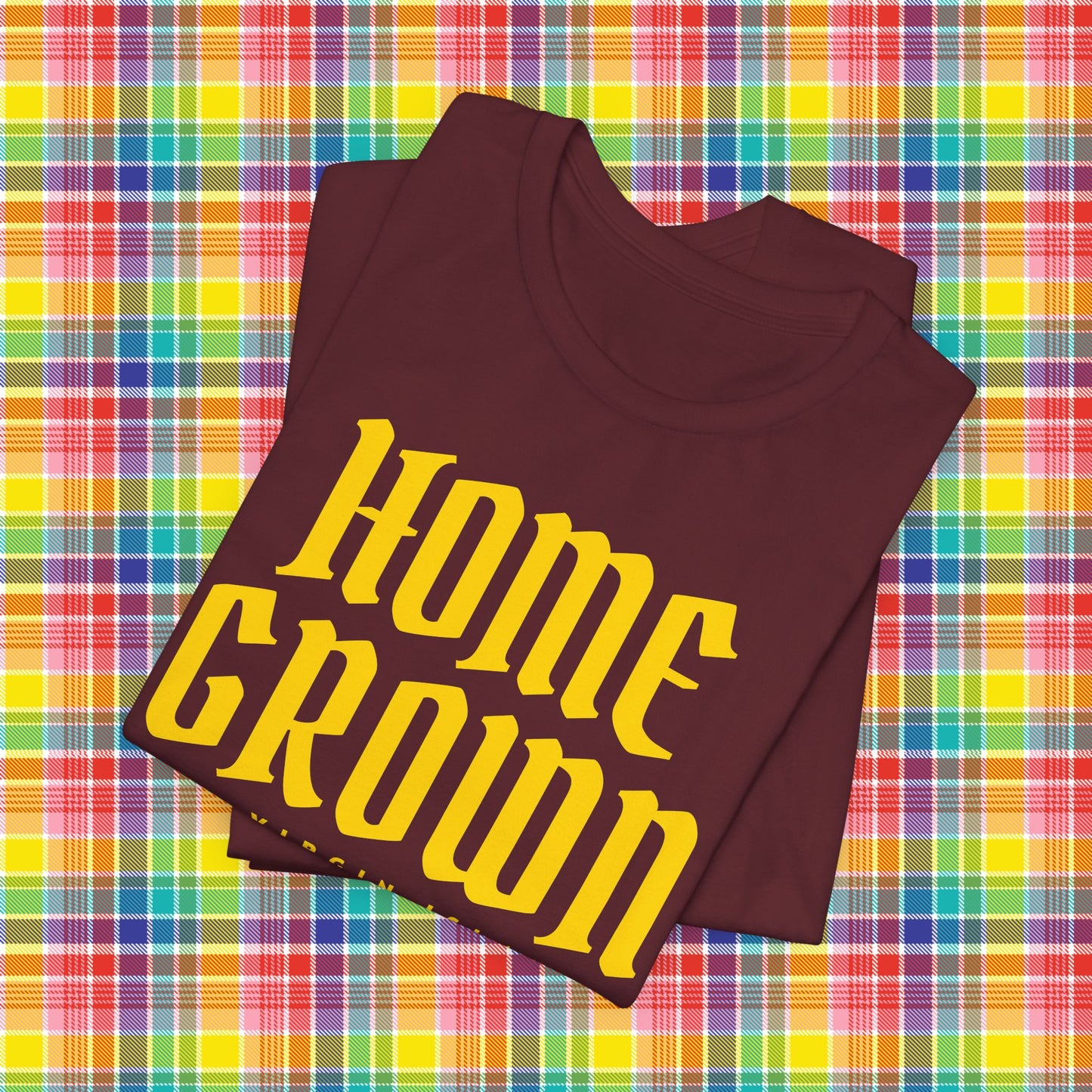 Home Grown in the Virgin Islands TShirt - Gold/Yellow