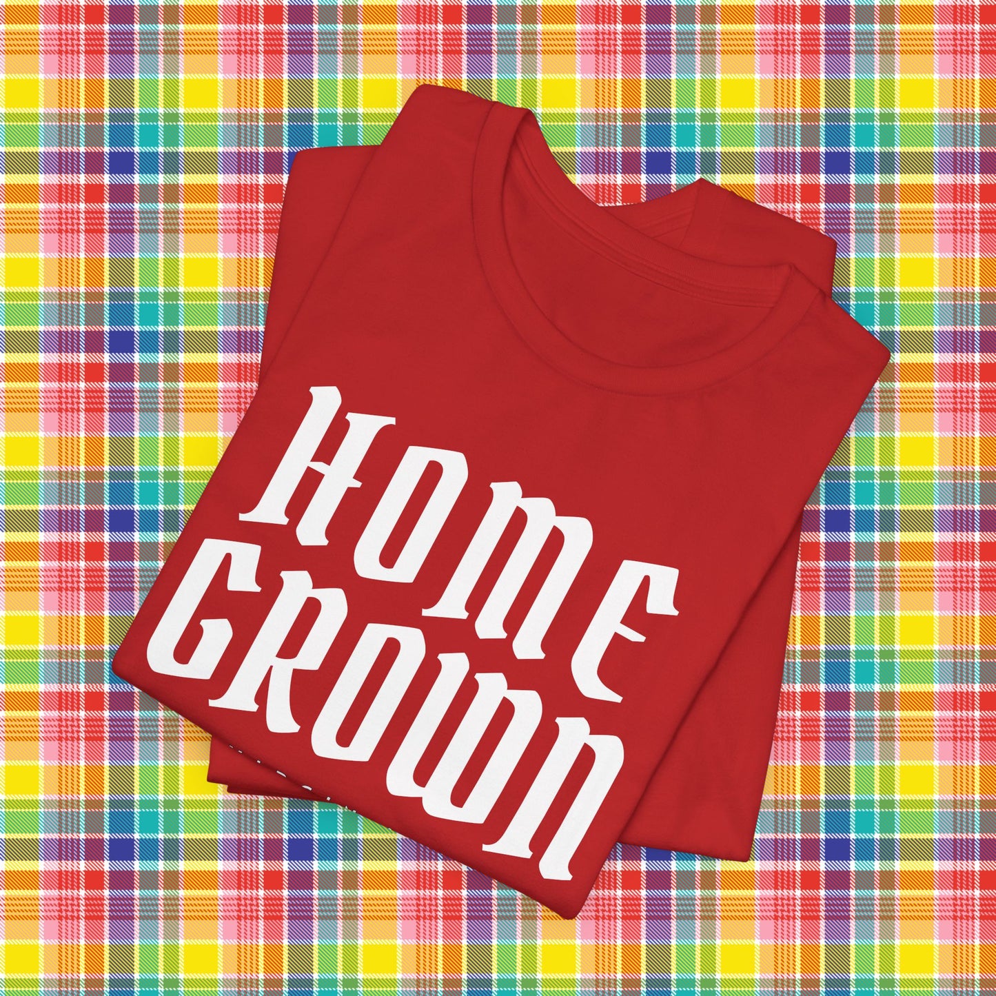 Home Grown in the Virgin Islands TShirt - White BlackLetter