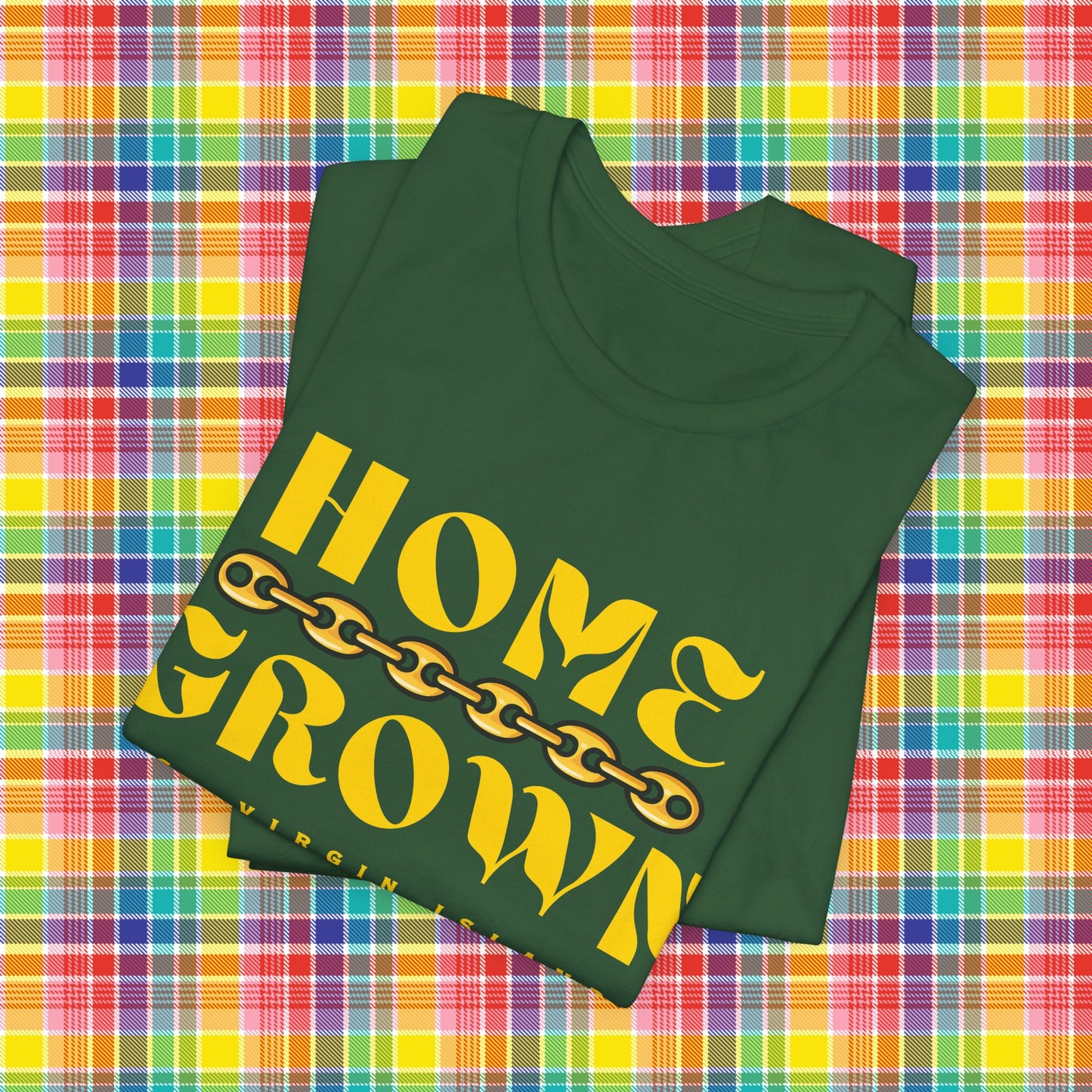 Home Grown in the Virgin Islands, Unisex Tee - Gold/Yellow - Gucci