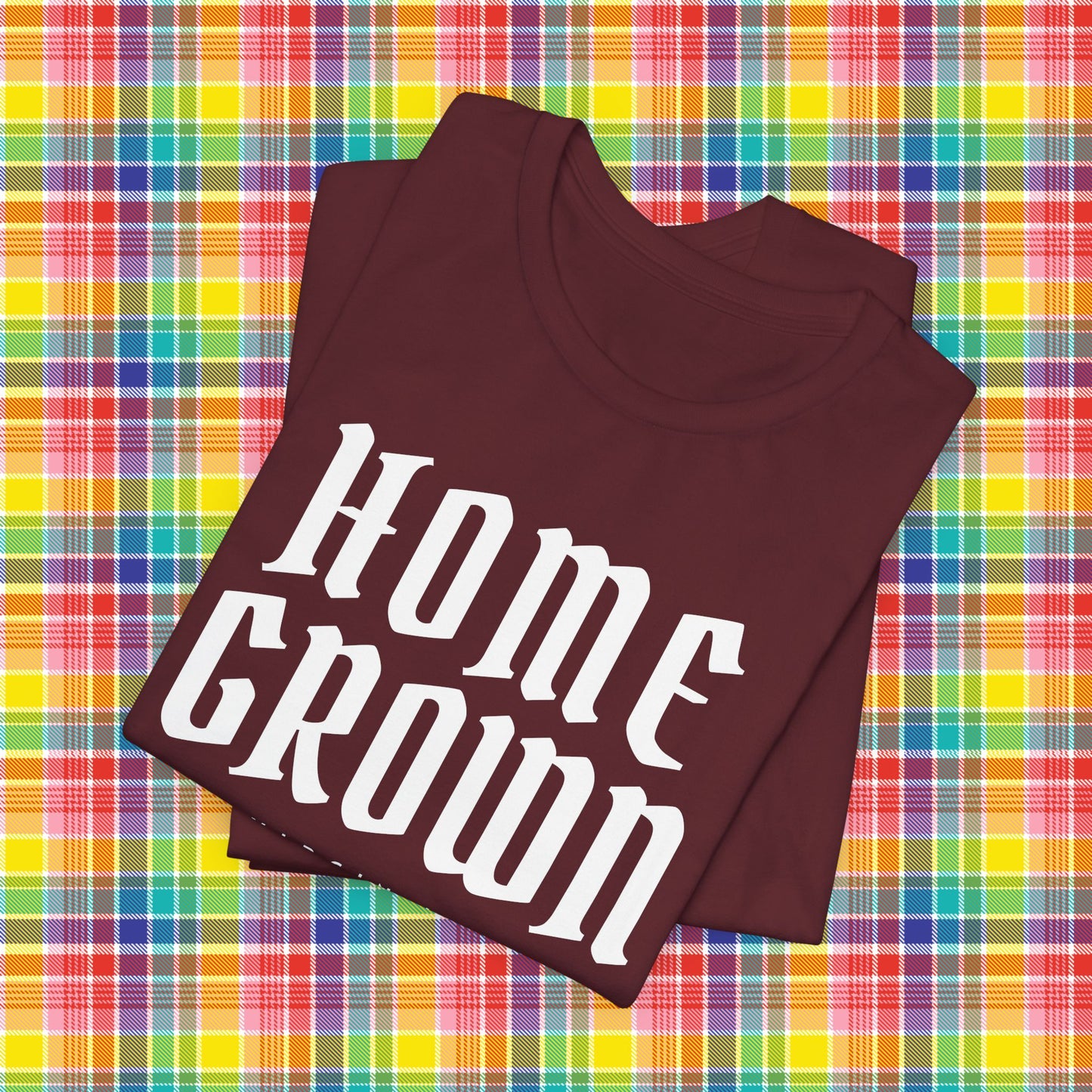 Home Grown in the Virgin Islands TShirt - White BlackLetter