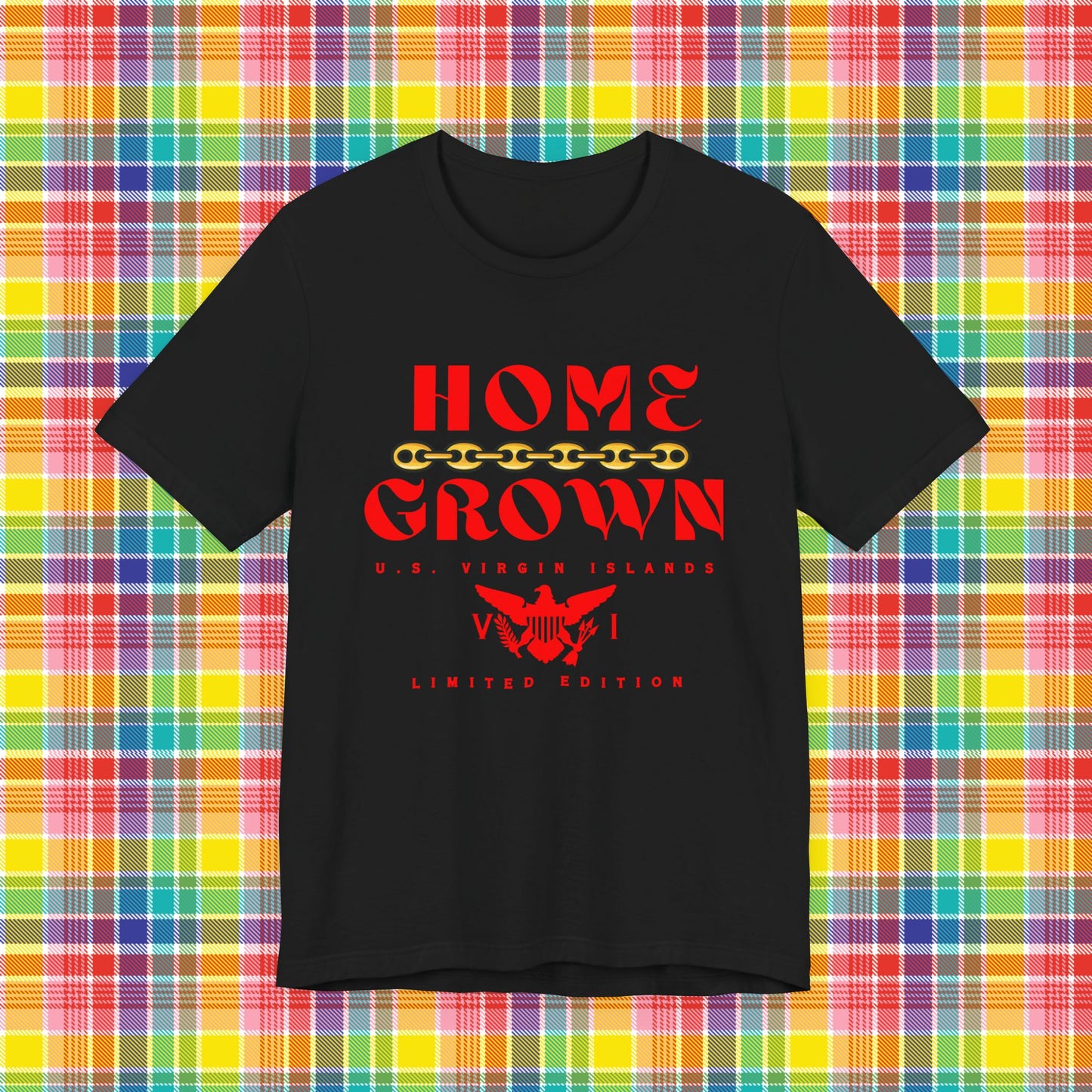 Home Grown in the Virgin Islands TShirt - Red - Gucci