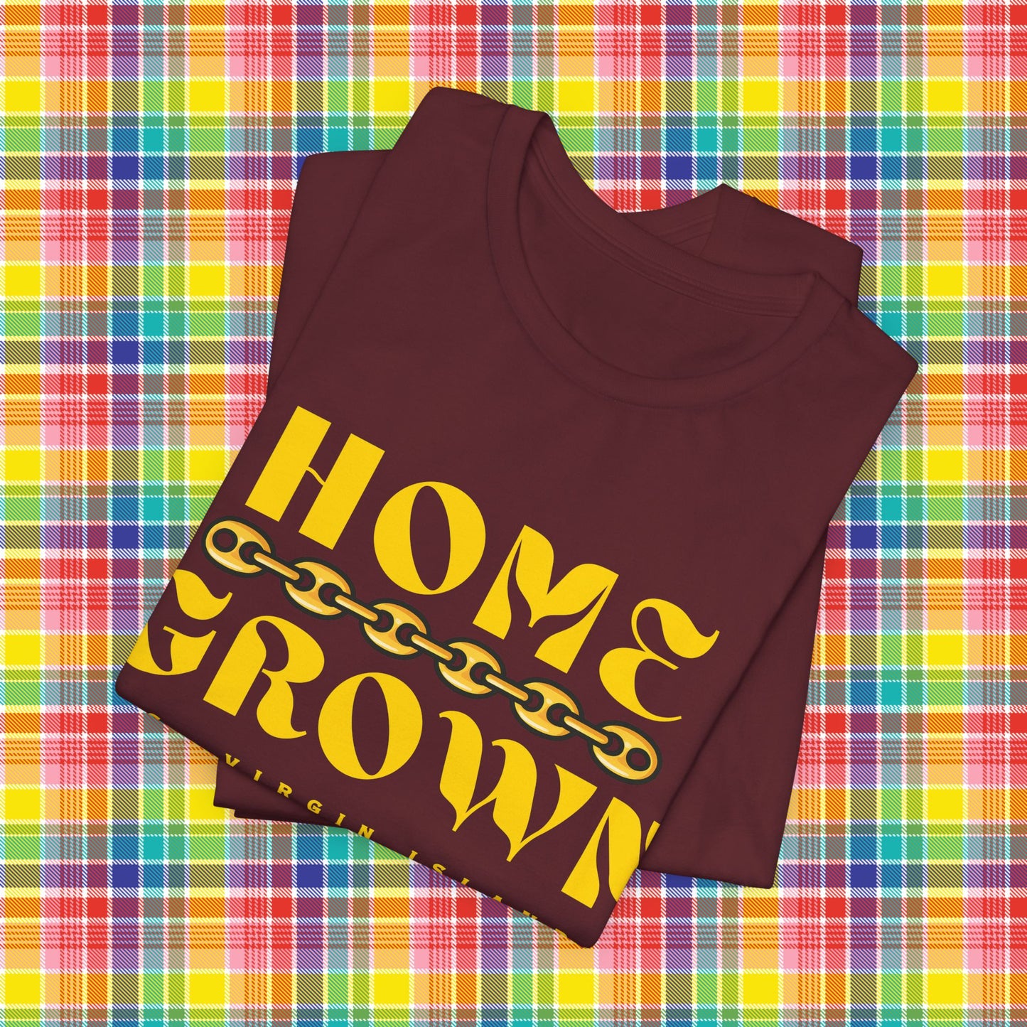 Home Grown in the Virgin Islands, Unisex Tee - Gold/Yellow - Gucci