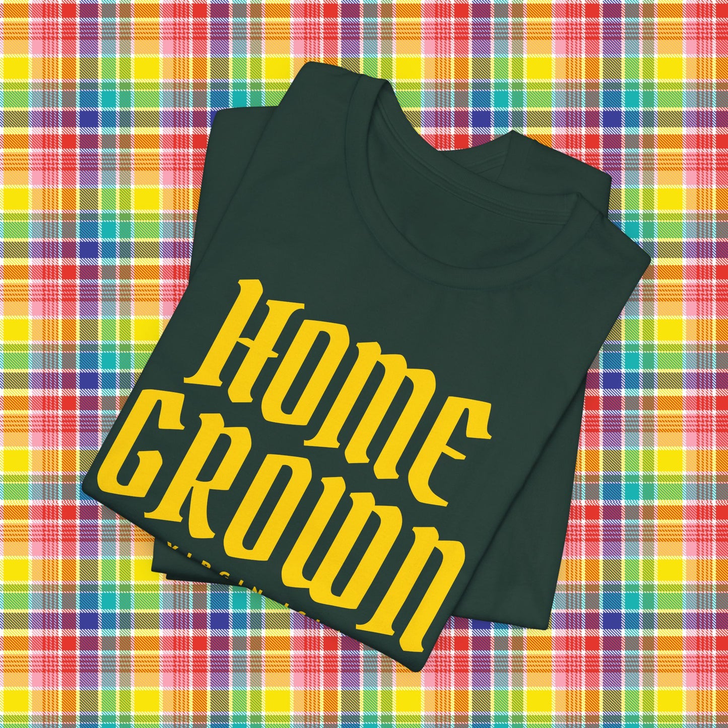 Home Grown in the Virgin Islands TShirt - Gold/Yellow