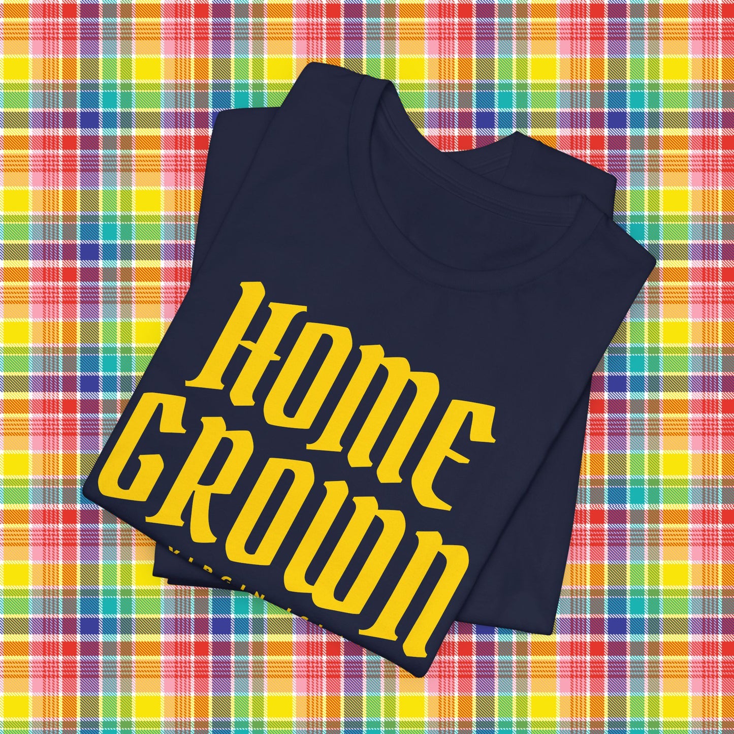 Home Grown in the Virgin Islands TShirt - Gold/Yellow