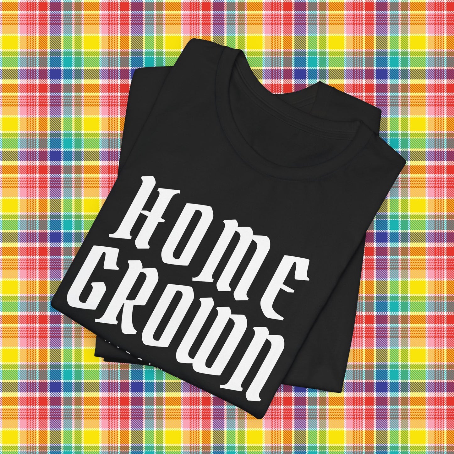 Home Grown in the Virgin Islands TShirt - White BlackLetter