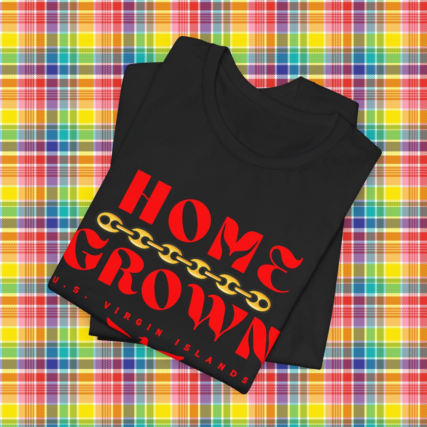 Home Grown in the Virgin Islands TShirt - Red - Gucci