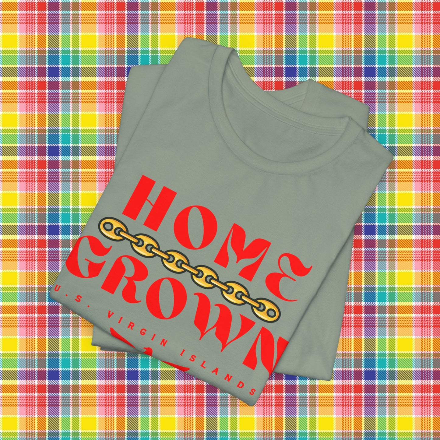 Home Grown in the Virgin Islands TShirt - Red - Gucci