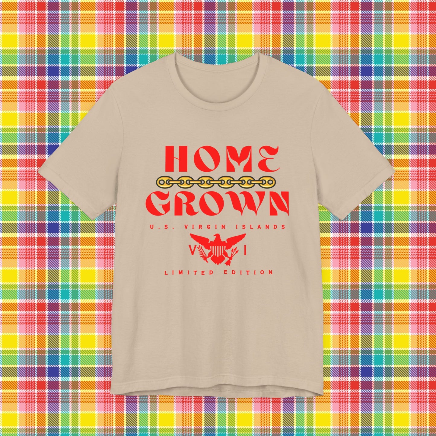 Home Grown in the Virgin Islands TShirt - Red - Gucci