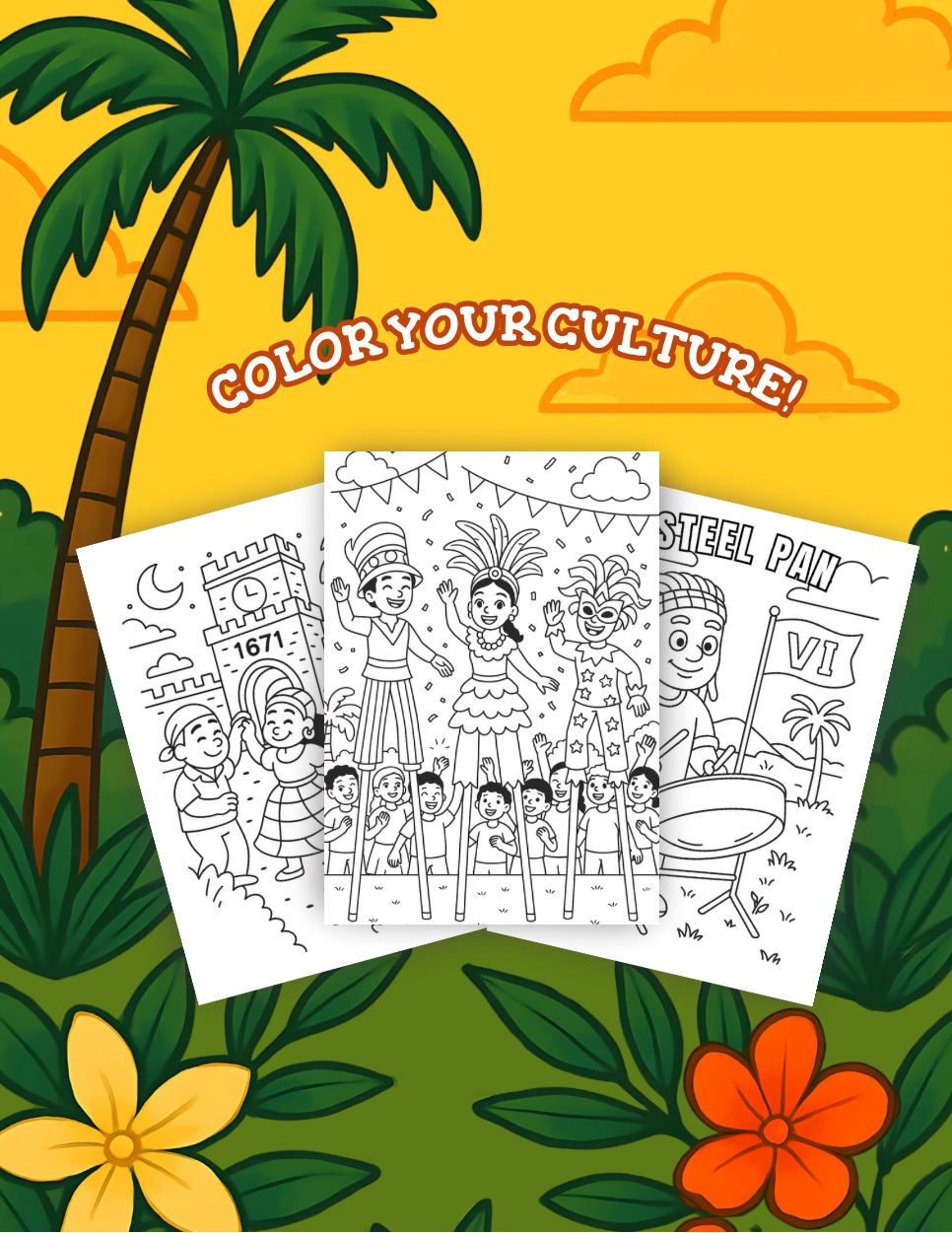 Color Your Culture: A U.S. Virgin Islands Coloring Adventure for all Ages